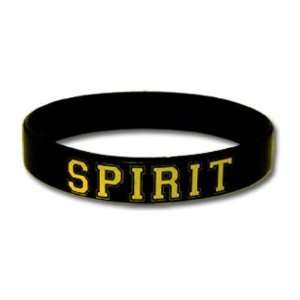  Rubber Spirit Bracelet   Black and Gold * Buy 1 Get 1 Free 