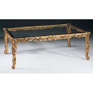  Carved Wood In Gold Leaf Coffee Table