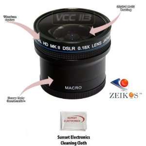  0.18x Wide Angle Fisheye Lens With Macro lens For The Canon 