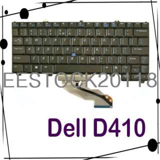 Black Keyboard for Dell Laptop Latitiude D410 J5818 Replacement US 