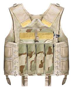 NEW   Tactical Ten Paintball Vest (Tiger Stripe)   Large  