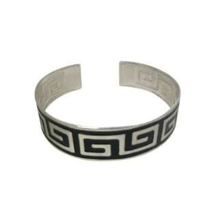  Tattoo like Armband with Unique Greek Key Design Jewelry