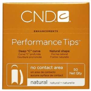  CND Performance Nail Tip #4 Natural 50 pk. Health 