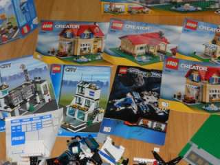 LEGO CREATOR FAMILY HOME CITY POLICE JAIL 23 MINIFIGS & MORE LOT   12 
