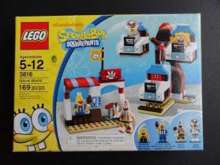 GLOVE WORLD Spongebob Squarepants Lego Set #3816 2011 4 Minifigs 