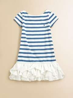 Ralph Lauren   Toddlers & Little Girls Ruffled & Striped Dress