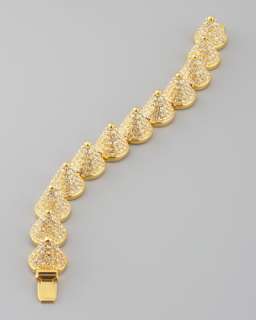 Brass Cone Bracelet  
