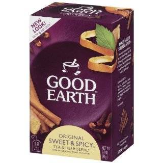   & Spicy, 18 Count Tea Bags, 1.4 oz. Boxes (Pack of 6) by Good Earth