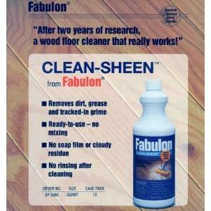 Fabulon Clean sheen Wood Floor Cleaner   Quart  Kitchen 