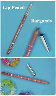 Classic Lip Liner Wooden Pencil Burgandy Lips Pen A062  