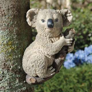 Wildlife Climbing Koala Bear Animal Sculpture Statue  