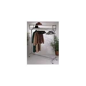   Valet w/ Double Hat Rack, 12 Perma Hangers, Chrome