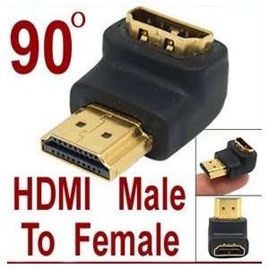   90 degree Right angle Male To Female M/F HDMI adapter Converter VG 17
