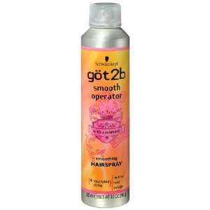  Got2B Smooth Operator Hairspray, Smoothing 9.2 Oz (Pack of 