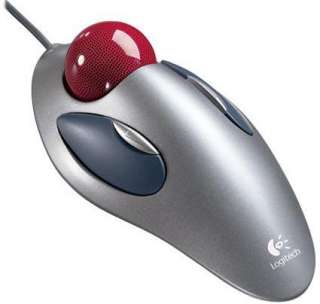 Logitech Marble Trackball Optical USB Mouse PC & MAC  