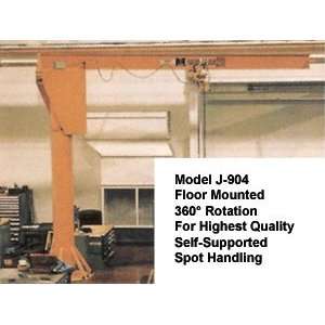  Abell Howe Floor Mounted Jib Crane, 360 Degree Rotation. 2 