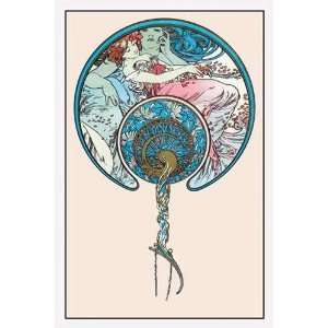 Takes Youth Away Alphonse Maria Mucha. 12.00 inches by 18.00 inches 