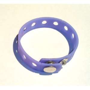  Lavender Rubber Bracelet Wristband for Shoe Jibbitz Crocs 