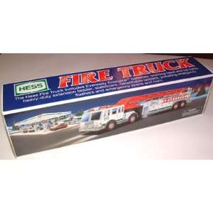   2000 HESS COLLECTIBLE FIRE AERIAL LADDER TRUCK MINT NIB Toys & Games