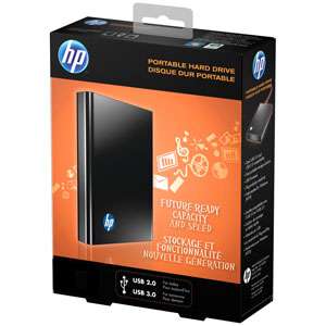  Hewlett Packard HP Portable 500 GB USB 3.0/2.0 External 