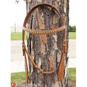  Western Tack Horse Leather Bridle Headstall And Breast Collar 