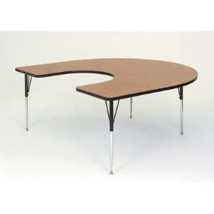  Quick Ship Horseshoe Activity Table with Short Legs 