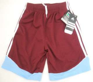 Colorado Rapids MLS Youth Soccer Adidas Shorts Maroon  