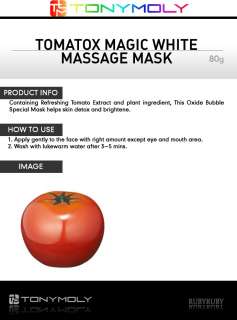 TONYMOLY] TONY MOLY Tomatox Magic White Massage Pack  