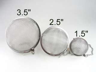 Stainless Steel Tea Infuser Mesh Ball Strainer 2.5 (M)  