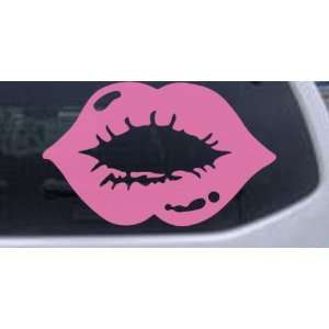  Sexy Lips Car Window Wall Laptop Decal Sticker    Pink 