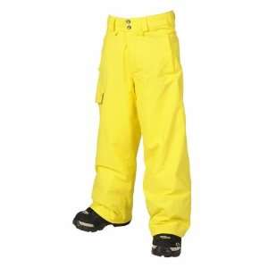  Volcom Command Insulated Snowboard Pants Taxi Cab Sports 