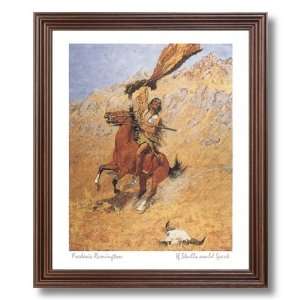  Remington Native American Indian Chief On Horse Western 