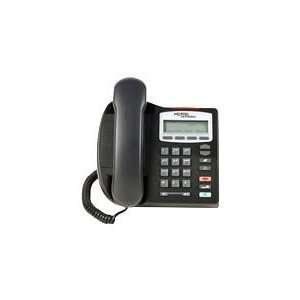  Nortel i2001 IP Phone With Power Supply   TEXT With Silver 