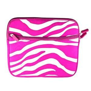  Pink Zebra Animal Print Xoom Sleeve for Motorola Xoom 