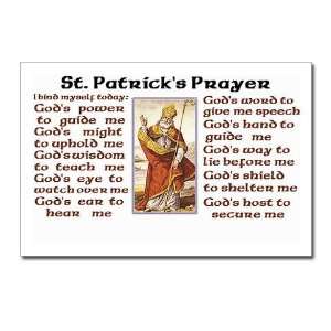    Saint Patricks Prayer Irish Celtic Holy Post Card 
