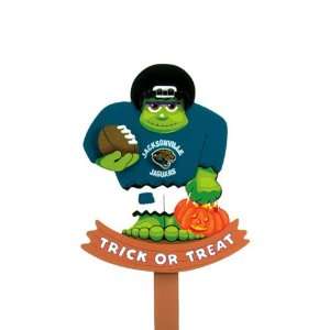 BSS   Jacksonville Jaguars NFL Halloween Frankenstein Stake Wood (30)