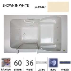 Jacuzzi F4N6036 CLR 4IW A Almond Finestra 60 x 36 Finestra Walk In 