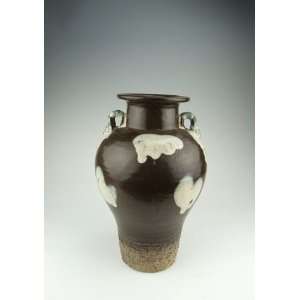  One Lushan Ware Suffused Glaze Porcelain Vase, Chinese Antique 