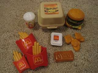   Price Fun with Food Vintage McDonalds Big Mac & Fries Set with Chicken