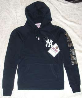   PINK BLING YANKEES HOODIE JACKET NEW YORK BASEBALL MLB ALL SIZE  