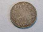 1899 (wide 9s) Silver 20 Cent coin. Newfoundland Canada.  
