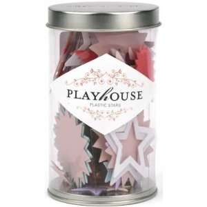    Plastic Shapes in Canister   Playhouse   Stars