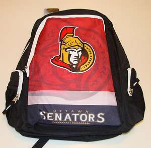 NHL Ottawa Senators Hockey Bag Backpack Carry On NWT  