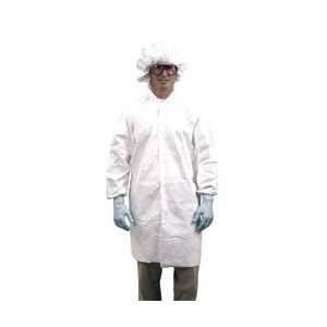 VWR Lab Coats made w/ DuPont Tyvek IsoClean Material, Three Snap Front 