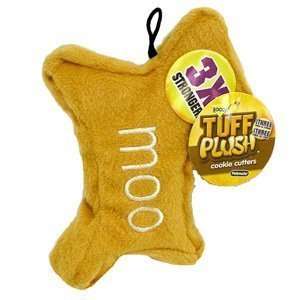   Pet Booda Tuff Plush Cookie Cutters Moo Large Dog Toy