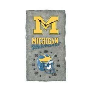    Michigan Wolverines 18 Clock Thermometer