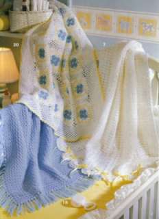 Baby Afghan Crochet Patterns Afghans Blankets NEW BOOK Best Terry 