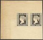 india 1854 1 2a die proof pair 1890 impression from