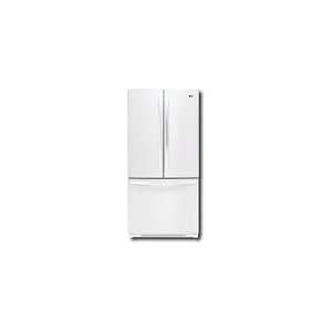  LG 226 Cu Ft French Door Refrigerator   White Appliances