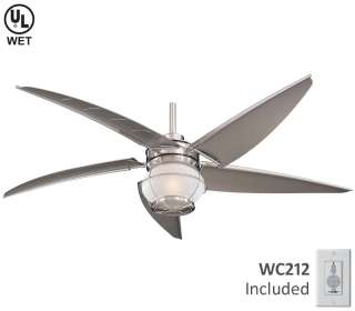   MAGELLAN F579 BNW BRUSHED NICKEL WET RATED Outdoor Ceiling Fan  